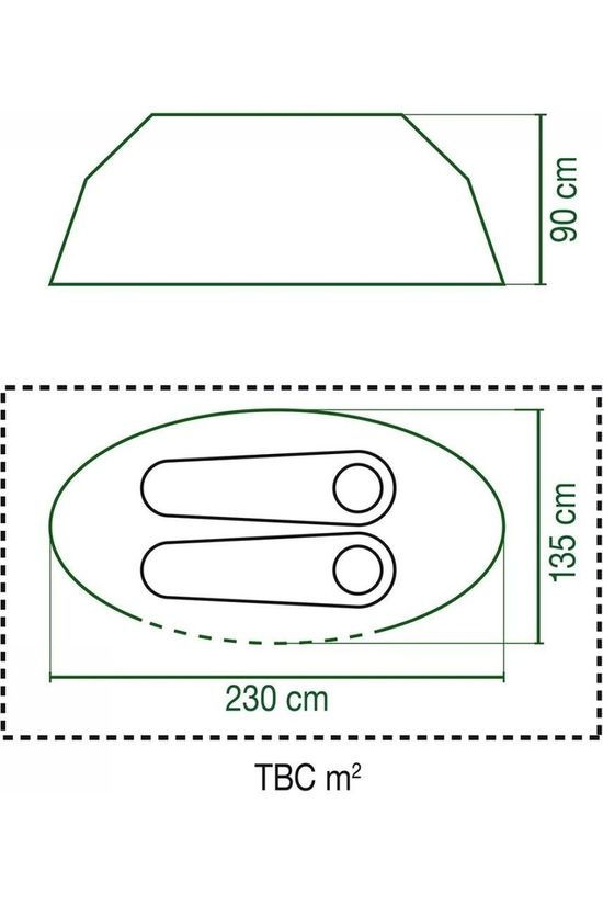 Coleman Tent Galiano 2 mid green/white