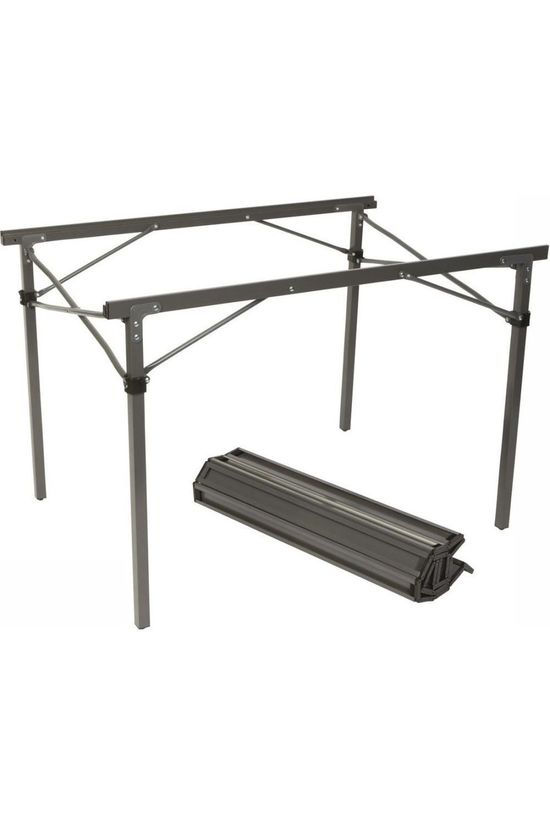 Bo-Camp Table Lamel Solid Avec Sac 105X70X70cm mid grey