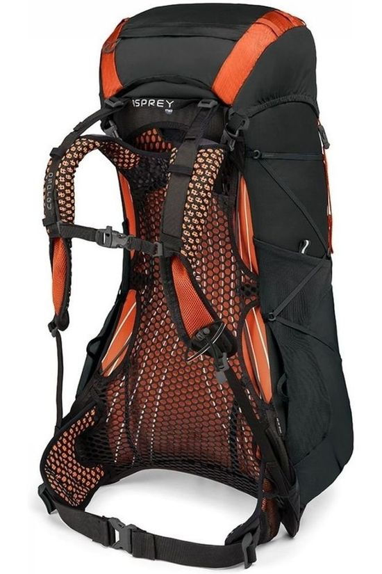 Osprey Tourpack Exos 38 Black/Mid Red