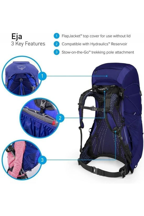 Osprey Tourpack Eja 38 purple