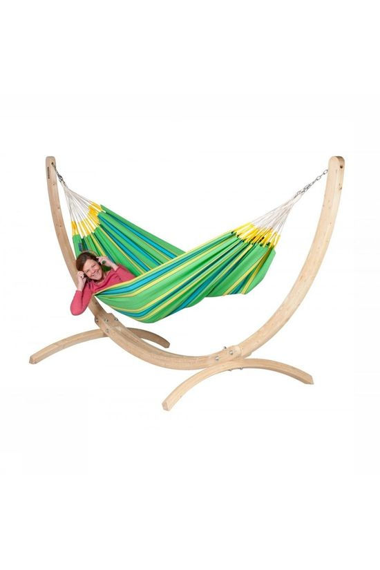 La Siesta Hamac Currambera Double Light Green/Assorted / Mixed