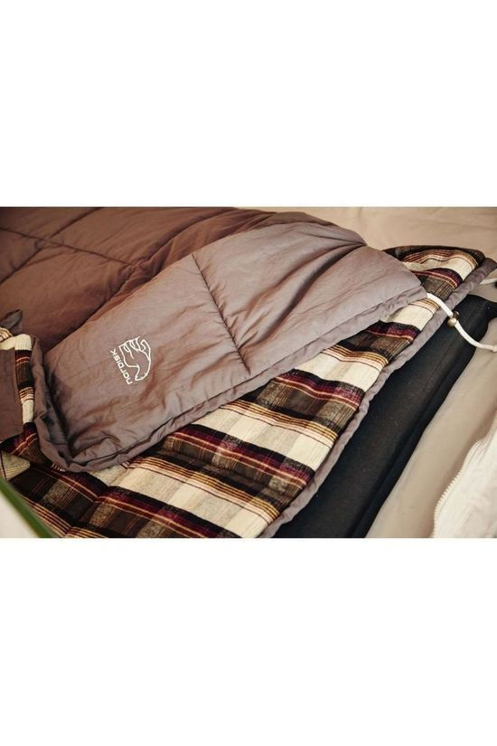 Nordisk Slaapzak Almond +10 Mid Brown/Ass. Geometric