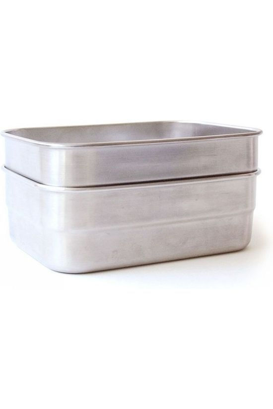 Ecolunchbox Pot Splash Box mid blue/silver