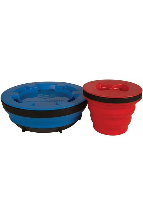 Sea To Summit Gobelet X-Seal And Go Set Large blue