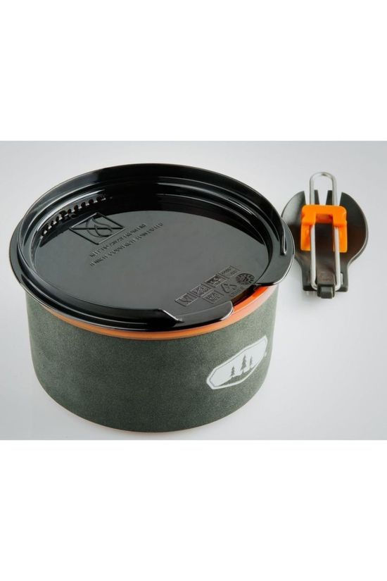 GSI Outdoors Pot Pinnacle Soloist Dark Grey/Orange