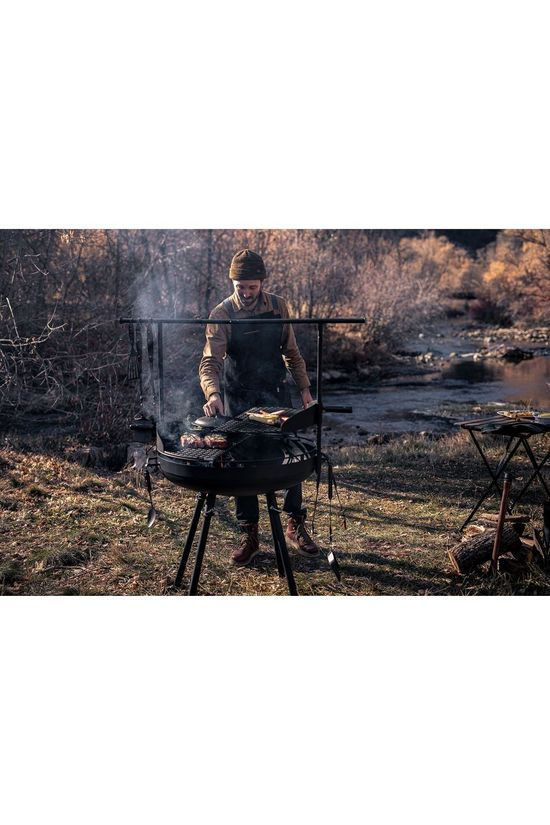 Barebones Living Kookvuur Cowboy Fire Pit Grill Systeem Black