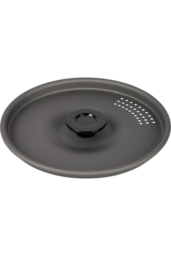 Bo-Camp Pannenset Hard Anodized 4-Dl dark grey/mid red