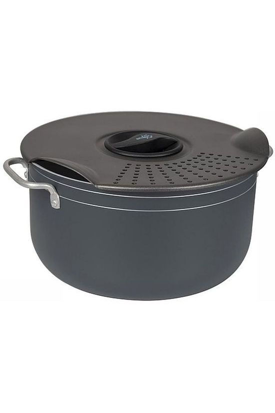 Bo-Camp Pannenset Camping 7-Dl Keramisch white/mid grey