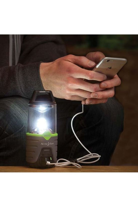 Nite Ize Eclairage Radiant 300 Rechargeable Lantern mid grey