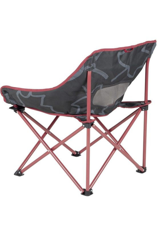 Bo-Camp Chaise Leevz Vouwstoel Pine dark grey/red