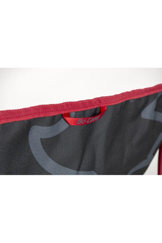 Bo-Camp Chaise Leevz Vouwstoel Pine dark grey/red