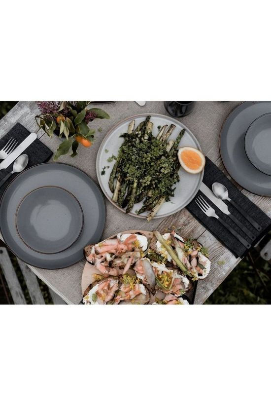 Barebones Living Gadget Plate Emaille 2Pcs mid grey