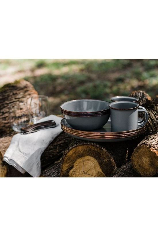 Barebones Living Gadget Cup Emaille 2Pcs mid grey