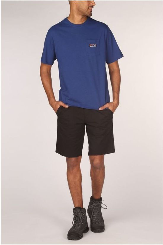 Patagonia T-Shirt Boardshort Label blue