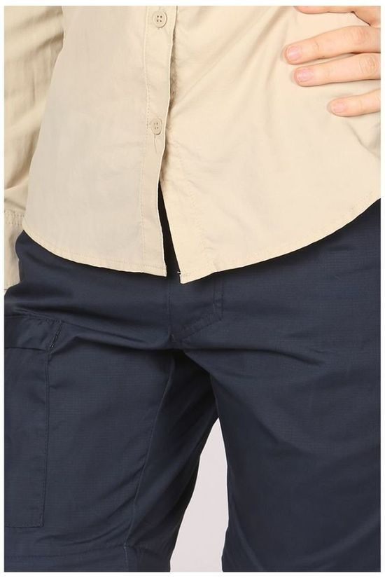 Fjällräven Broek High Coast Zip-Off Navy Blue
