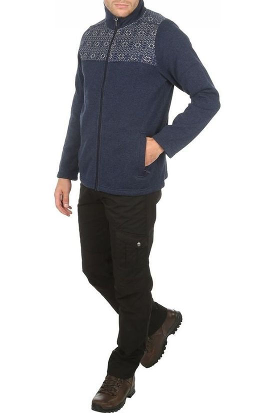 Ayacucho Fleece Medros Frozen dark blue