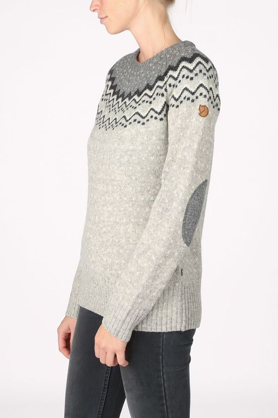 Fjällräven Pull Ovik Knit mid grey/dark grey