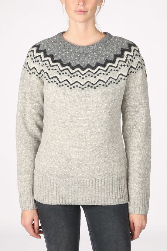 Fjällräven Pull Ovik Knit mid grey/dark grey