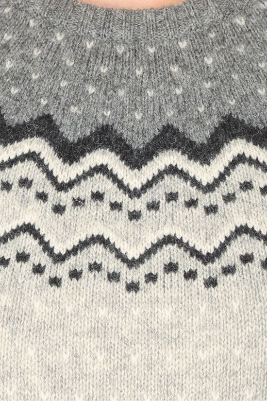 Fjällräven Pull Ovik Knit mid grey/dark grey