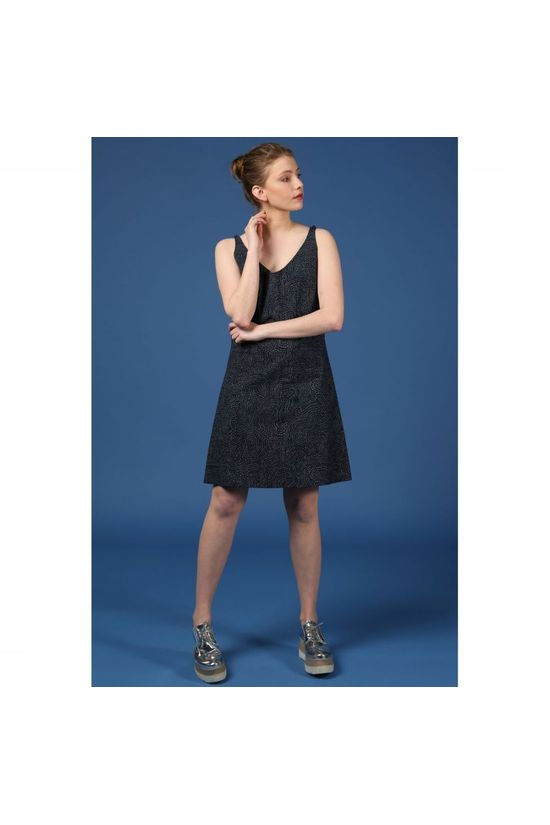 SKFK Robe Haltzu Dark Blue/Ass. Geometric