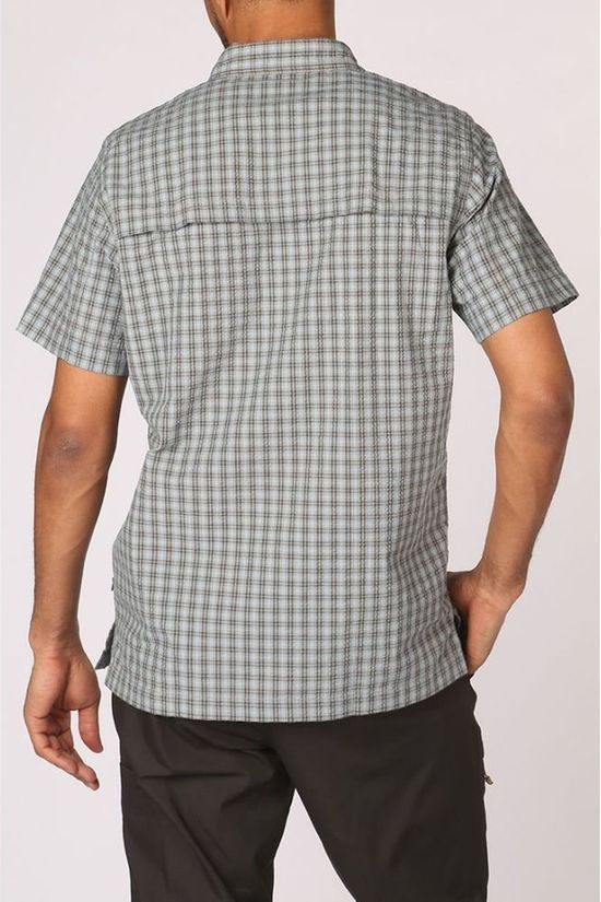 Fjällräven Hemd Svante Seersucker mid grey