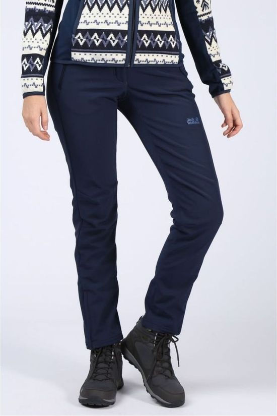 Jack Wolfskin Pantalon Zenon Softshell dark blue