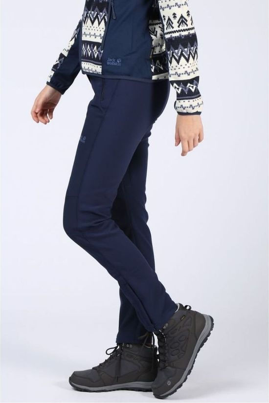 Jack Wolfskin Pantalon Zenon Softshell dark blue