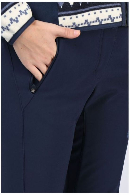Jack Wolfskin Pantalon Zenon Softshell dark blue