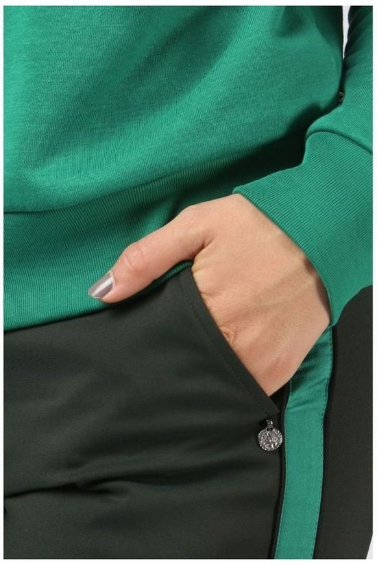 Scotch & Soda Broek Tailored Stretch dark green