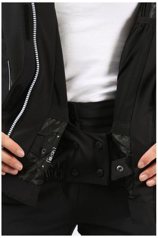 CMP Jas Wmn Zip Hood Stretch Black