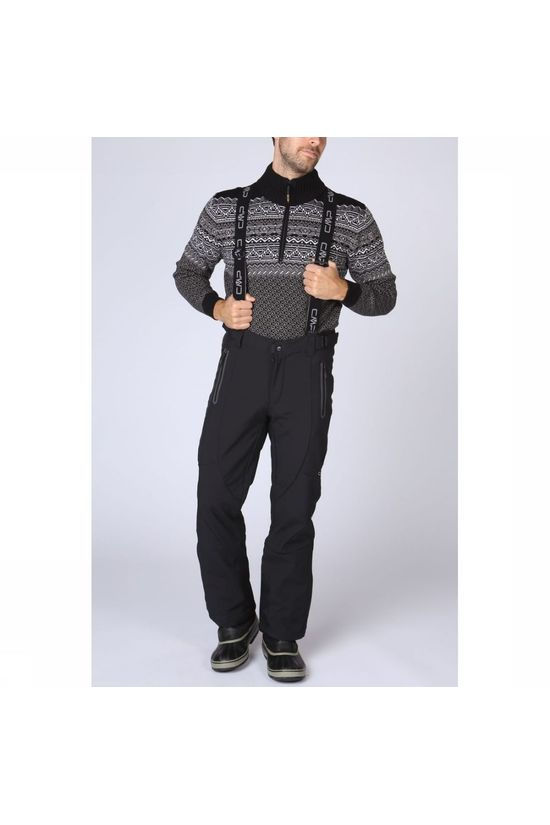 CMP Pantalon 3W04407 Black/Dark Grey