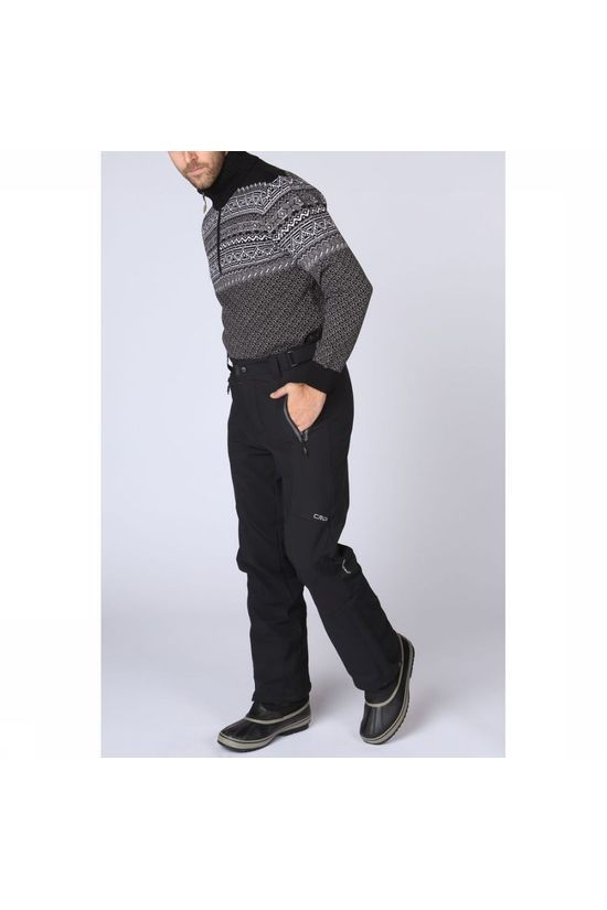 CMP Pantalon 3W04407 Black/Dark Grey