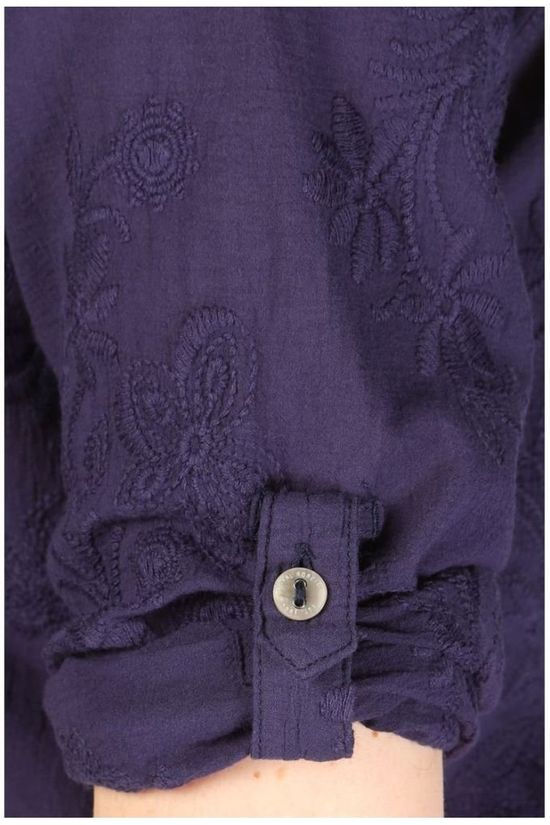 Royal Robbins Hemd Oasis Tunic II 3/4 Sleeve Navy Blue