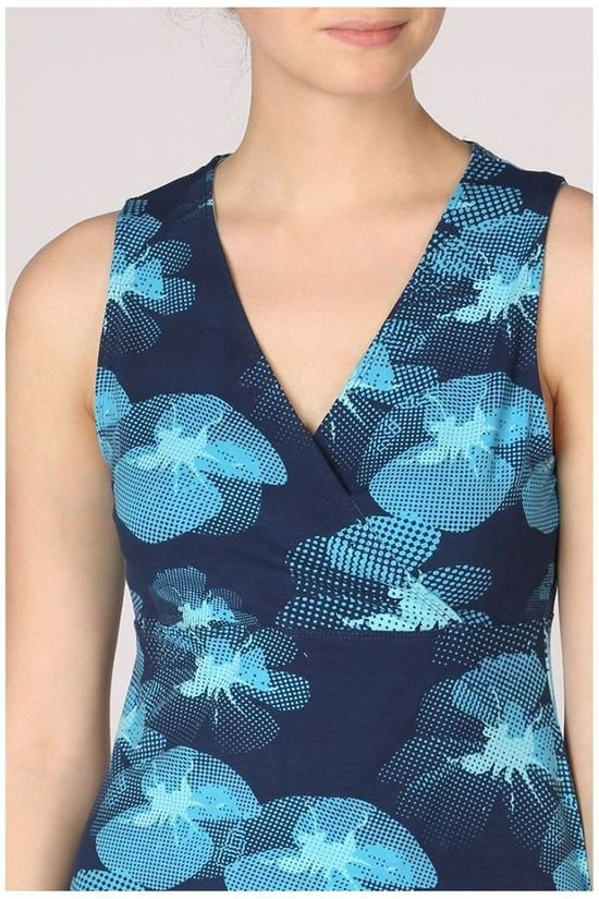 Ayacucho Jurk Flora Navy Blue/Ass. Flower