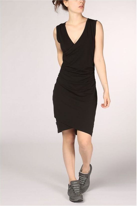 Icebreaker Jurk Aria Black
