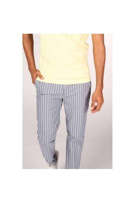 Scotch & Soda Broek 148901 mid grey/white
