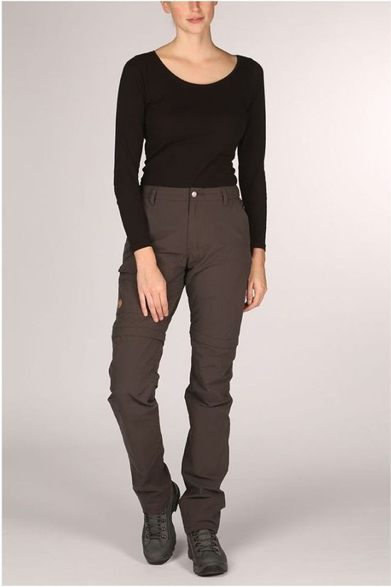 Fjällräven Broek Traveller's MT Zip-Off dark grey