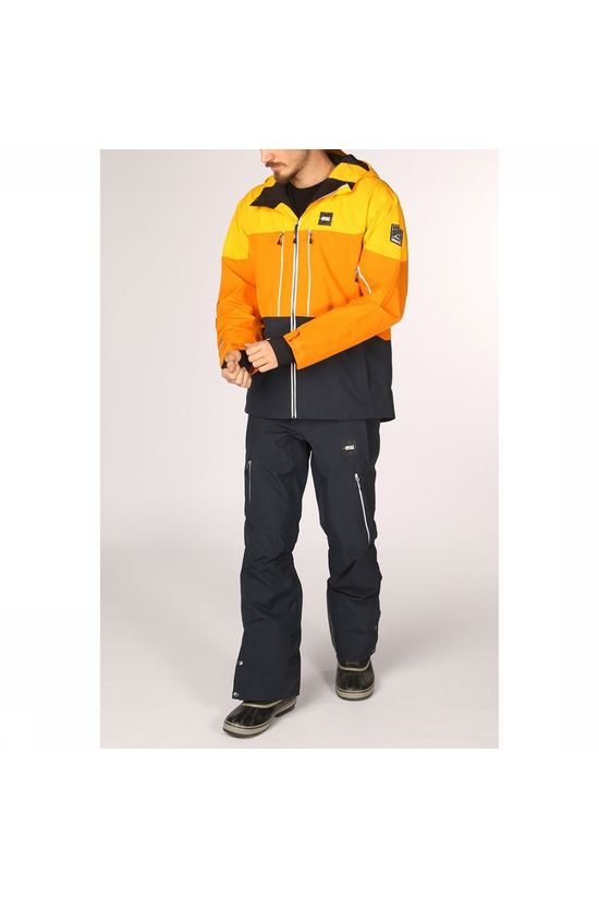 Picture Organic Clothing Jas Object Yellow/Navy Blue