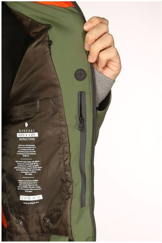 Protest Manteau Clavin 19 mid khaki