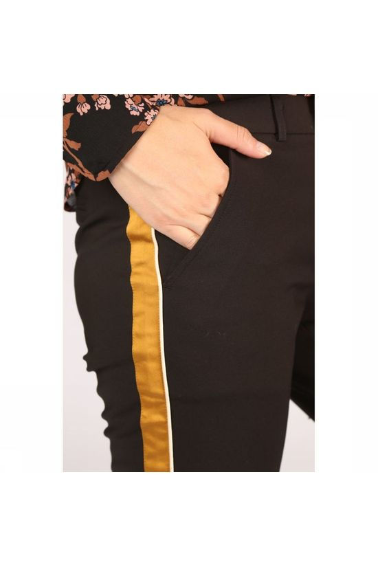 Scotch & Soda Broek 152637 Black/Camel Brown
