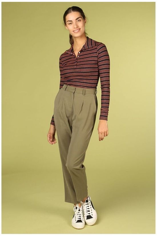 FRNCH Broek Penelope mid khaki