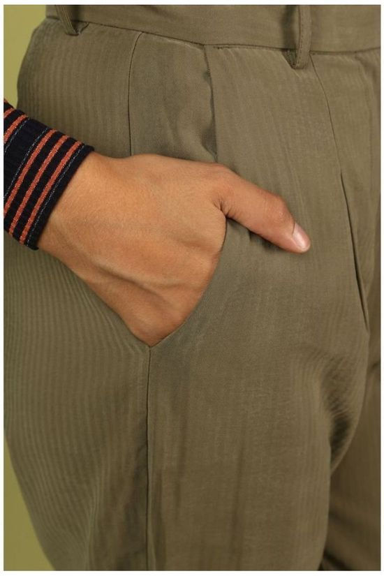FRNCH Broek Penelope mid khaki