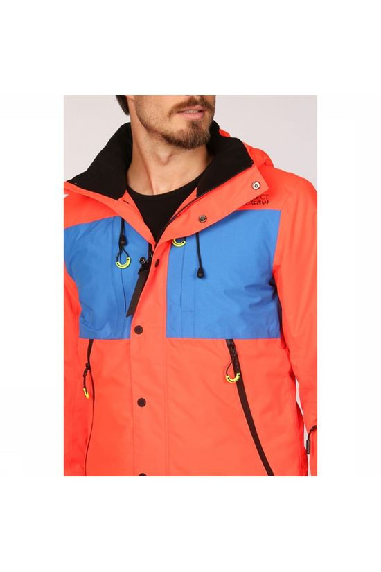 Superdry Manteau Sd Mountain Jacket Orange/Royal Blue