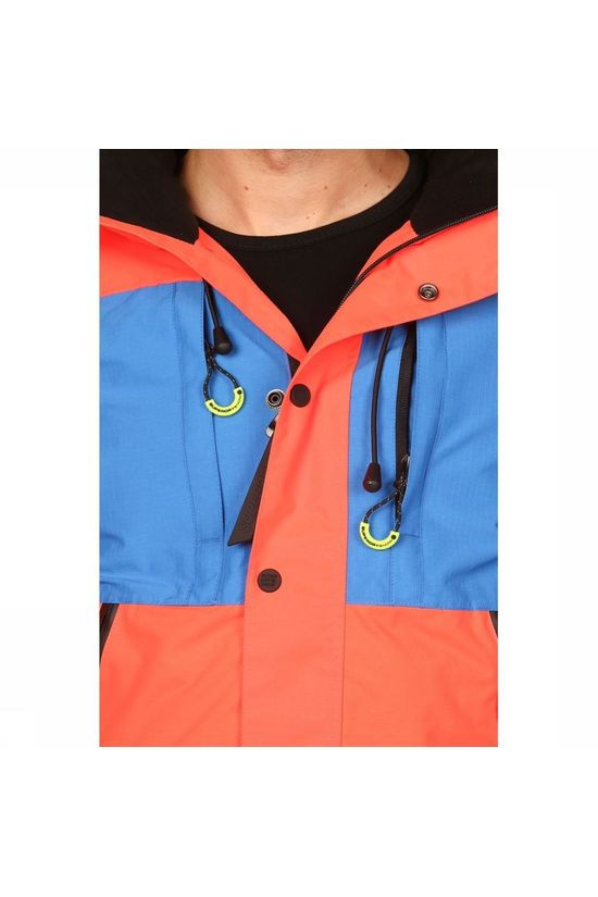 Superdry Manteau Sd Mountain Jacket Orange/Royal Blue