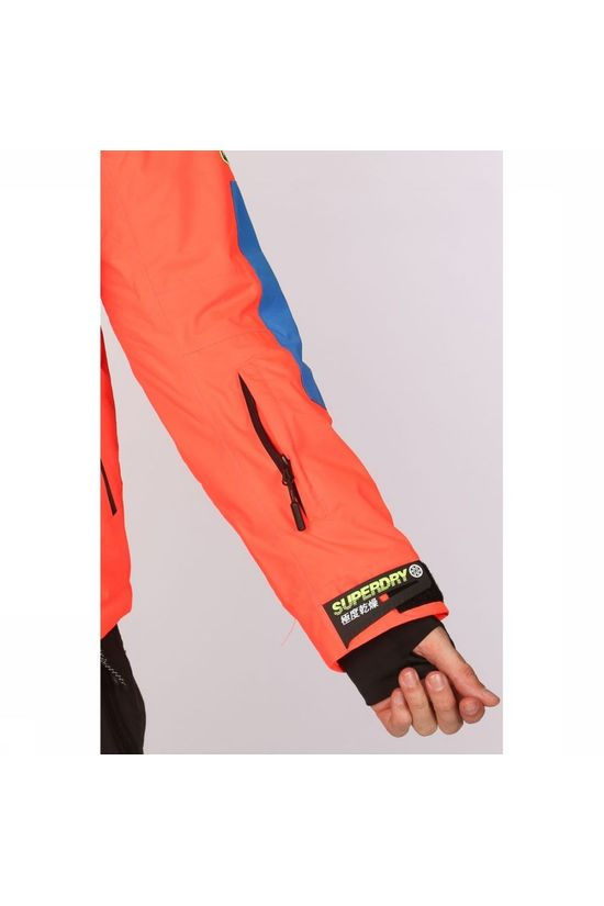 Superdry Manteau Sd Mountain Jacket Orange/Royal Blue