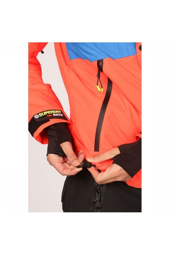 Superdry Manteau Sd Mountain Jacket Orange/Royal Blue