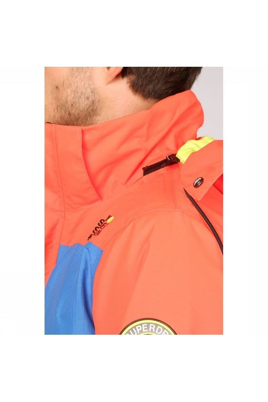 Superdry Manteau Sd Mountain Jacket Orange/Royal Blue