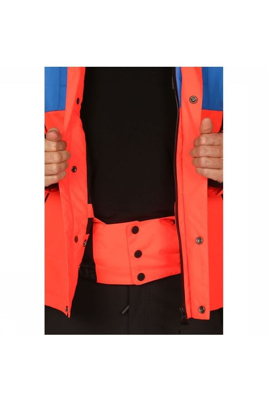 Superdry Manteau Sd Mountain Jacket Orange/Royal Blue