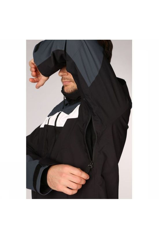 Fire + Ice Manteau Damian Black/Navy Blue