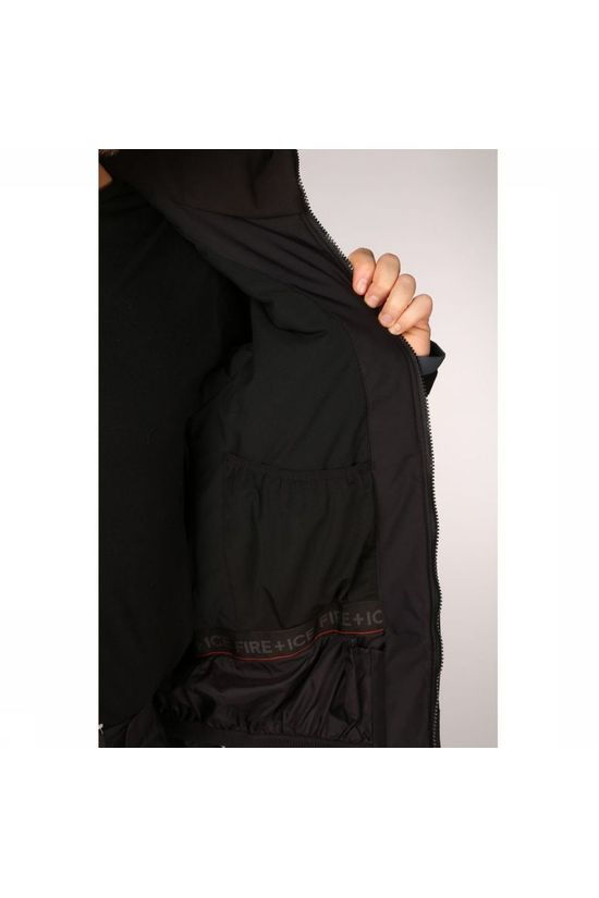 Fire + Ice Manteau Damian Black/Navy Blue